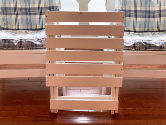 Handsome Pair Of Adirondack Chairs With Side Table