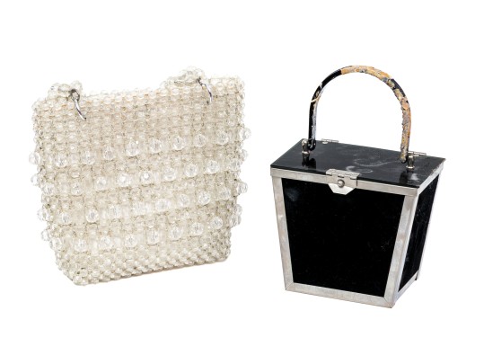 Stylish Collection Of Two Vintage Handbags