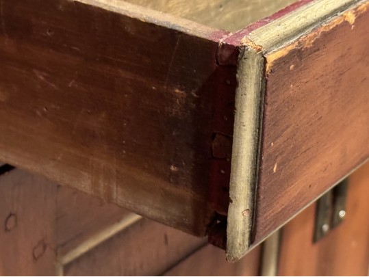 Antique American Carved And Paint Finished Hutch