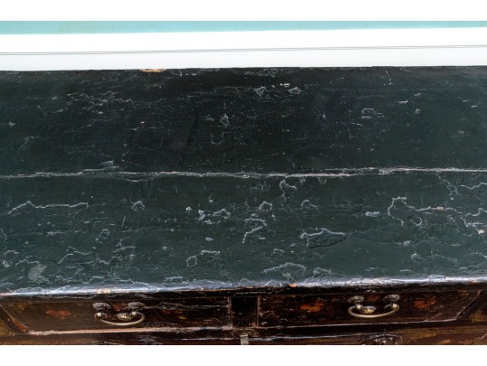 Semi-antique Asian Lacquered Wooden Altar Table / Console 