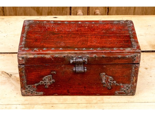Two Antique Asian Carved And Hand Decorated Vessels
