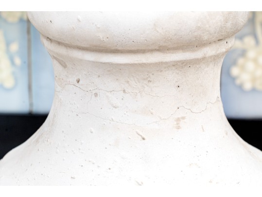 Highly Decorative Cast Stone Bust Of Madame Tallien