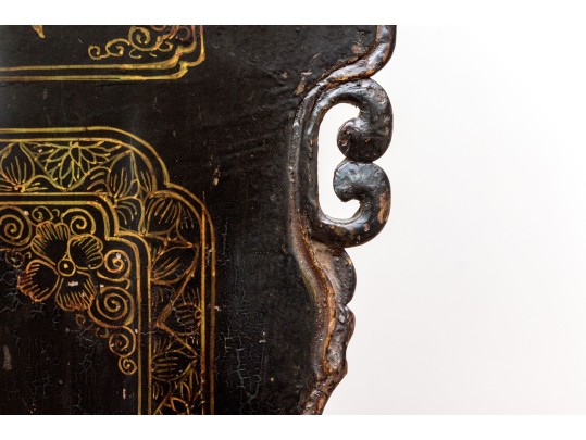 Semi-antique Asian Lacquered Wooden Altar Table / Console 