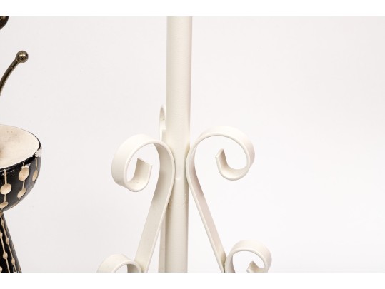 Two Mid-Century Pairs Of Table Lamps