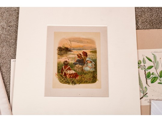 Large Assortment Of Vintage And Antique Prints
