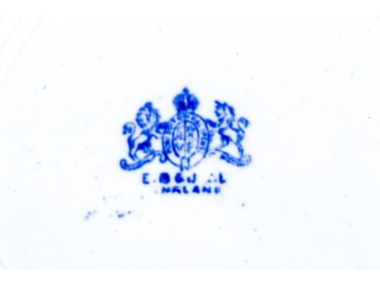 32 Piece Collection Of English Blue And White Transfer Decorated China