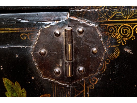 Semi-antique Asian Lacquered Wooden Altar Table / Console 