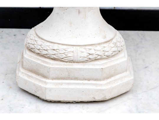 Highly Decorative Cast Stone Bust Of Madame Tallien