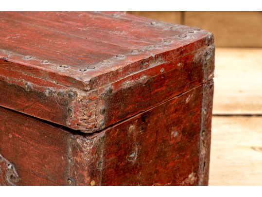 Two Antique Asian Carved And Hand Decorated Vessels