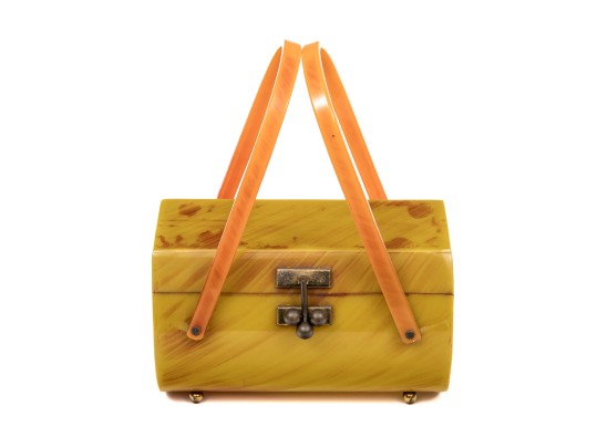 Vintage Bakelight Purse With Armstraps