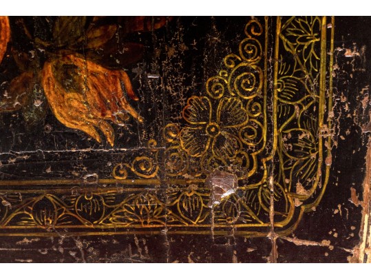 Semi-antique Asian Lacquered Wooden Altar Table / Console 