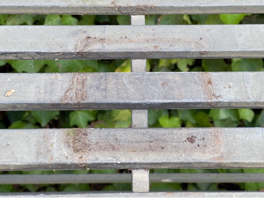 Utilitarian Aluminum Console Table