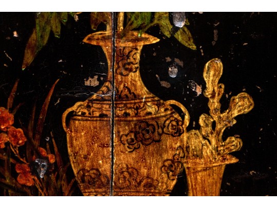 Semi-antique Asian Lacquered Wooden Altar Table / Console 