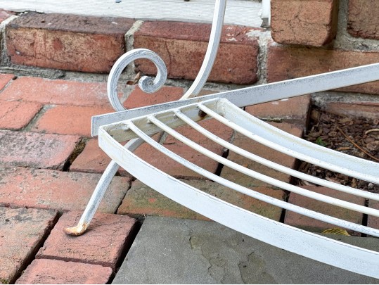 White Finished Corner Bakers Rack