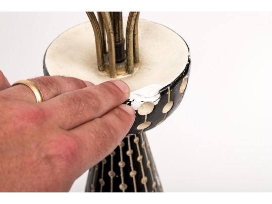 Two Mid-Century Pairs Of Table Lamps