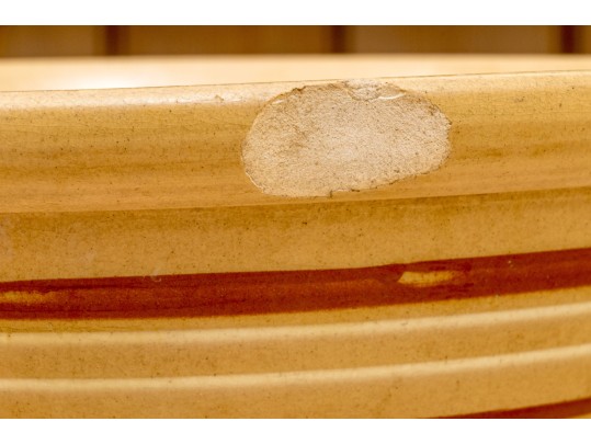 Two Vintage Glazed Ceramic Batter Bowls