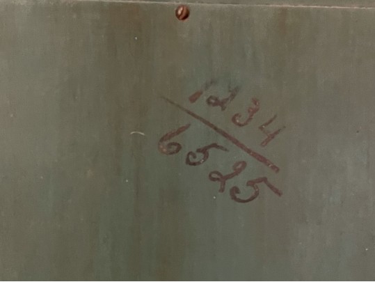 Adorable American Stencil Decorated And Painted Pine Bookcase