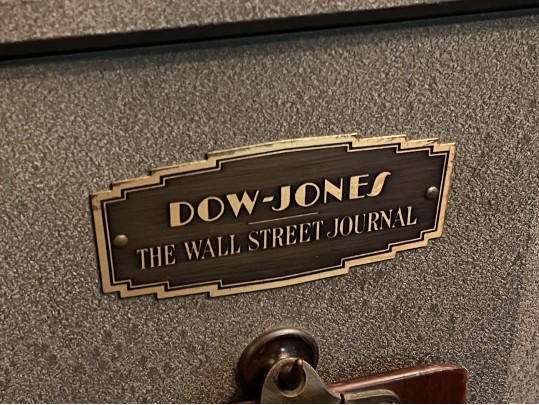 Vintage Dow Jones - The Wall Street Journal Broad Tape Machine