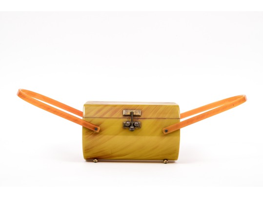 Vintage Bakelight Purse With Armstraps