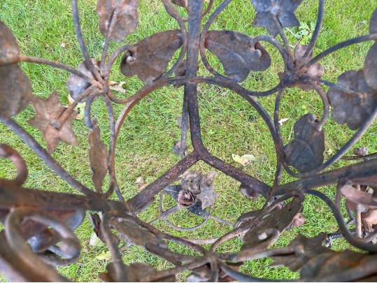 Vintage Pair Of Art Nouveau Style Wrought Iron Plant Stands