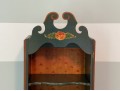 Adorable American Stencil Decorated And Painted Pine Bookcase