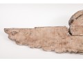Well Carved And Painted Cherub And Wings Form Architectural Element