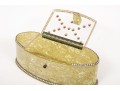 Chic Vintage Collection Of Acrylic Dresser Boxes And Handbags