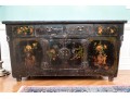 Semi-antique Asian Lacquered Wooden Altar Table / Console 
