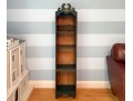 Adorable American Stencil Decorated And Painted Pine Bookcase