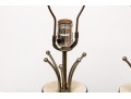 Two Mid-Century Pairs Of Table Lamps