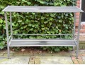 Utilitarian Aluminum Console Table
