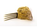 Three Semi Antique Ladies Hair Combs