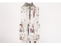 Pair Of MCM Crystal Stacked Cubes Form Table Lights