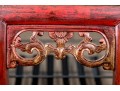 Antique Hand Carved And Lacquered Armchair
