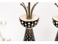 Two Mid-Century Pairs Of Table Lamps