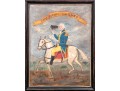 Oil On Canvas, Portrait Of George Washington On Horseback