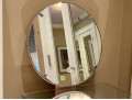 Mirrored Vanity Table With Quality Lucite Stool