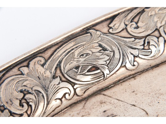 Antique Gorham Sterling Silver Dresser Tray    4.97 Troy Ozs.