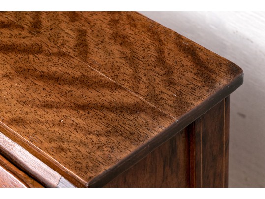 Vintage Walnut Slant Front Desk By Sligh Furniture 