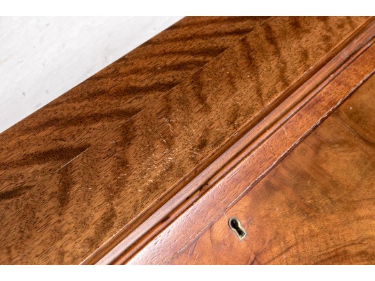 Vintage Walnut Slant Front Desk By Sligh Furniture 