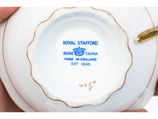 Collection Of Eight Vintage Tea Cups And Saucers, Mostly English