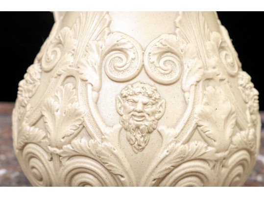 Set Of 3 Well Detailed Ceramic Water Pitchers