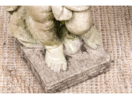 Vintage Cement Set Of Four Seasons, 20