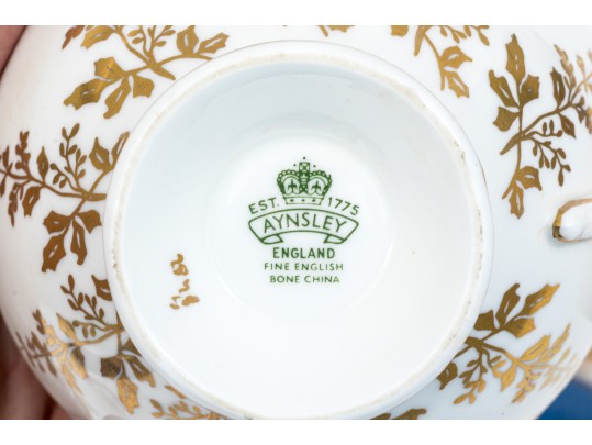 Collection Of Eight Vintage Tea Cups And Saucers, Mostly English