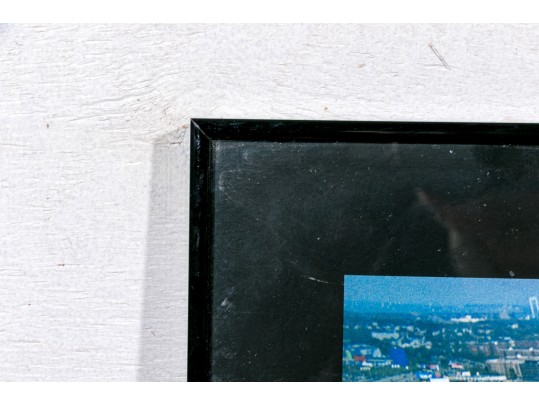 Mike Smith (Am., 20th-21st C. ) Aerial Color Print, Shea Stadium, Flushing, New York