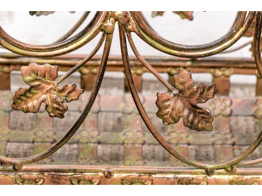 Modern Light Wrought Iron Storage Basket