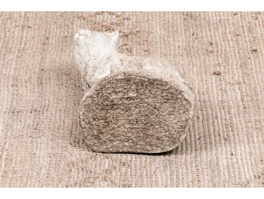 Vintage Seated Cement Garden Cat Statue