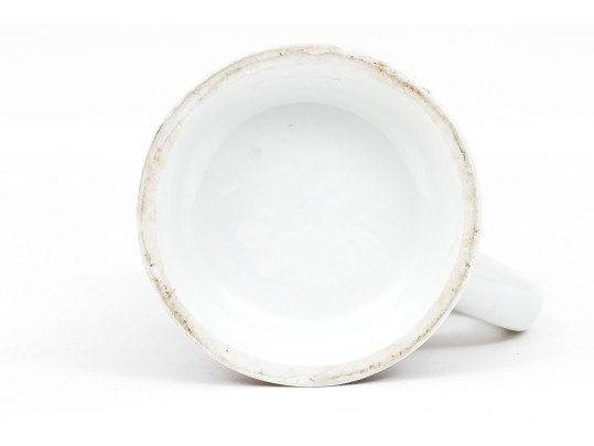 Pair Of Fabulous German Lithopane Steins, With Scenes In The Bottom Of The Stein