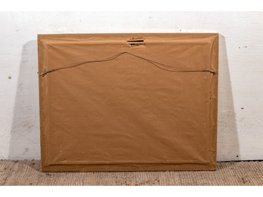 Marie Antoinette Ney (American, 1846-1915) Watercolor On Paper, Basket Of Pansies