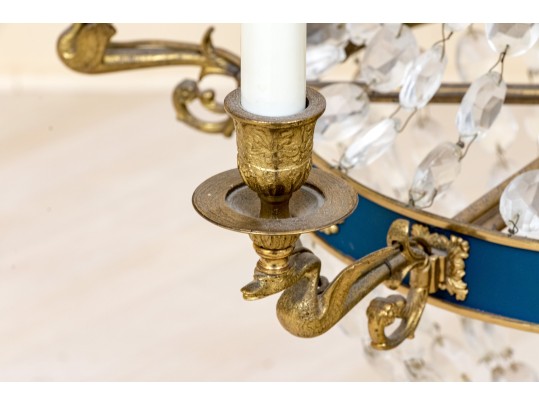 Vintage Crystal Chandelier 